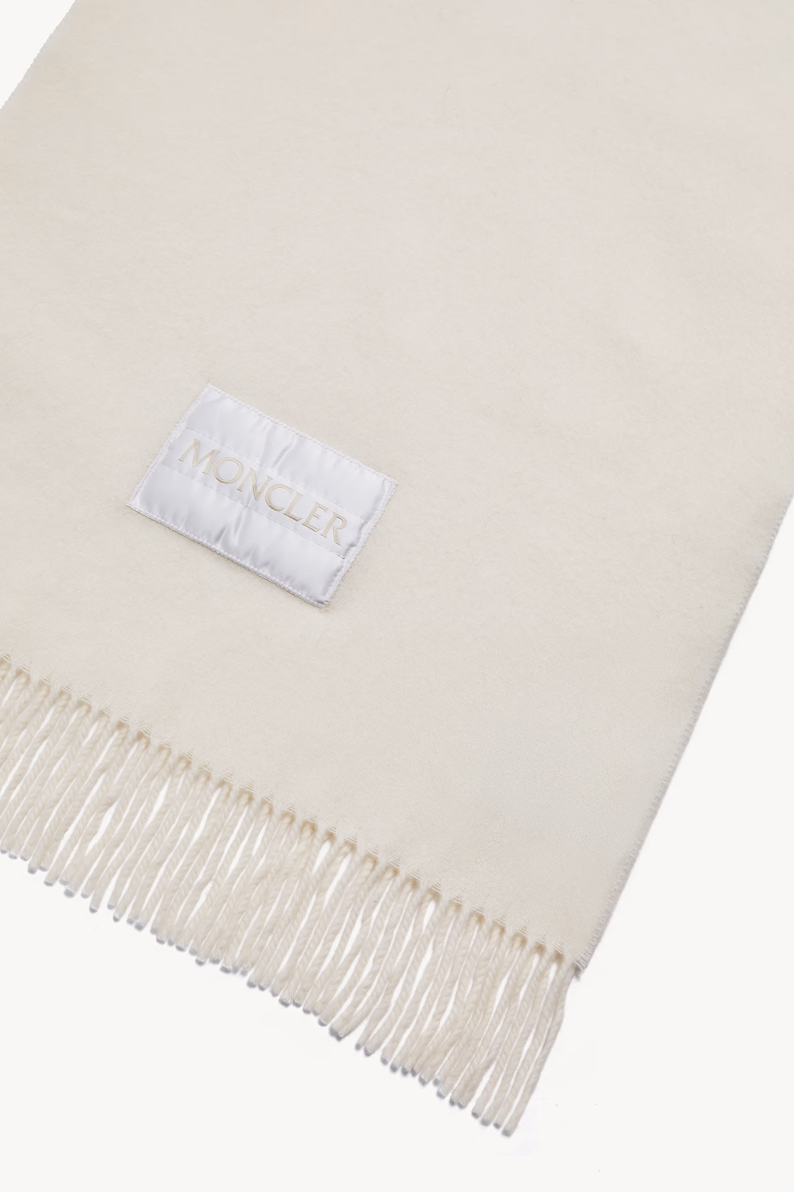 Écharpe en feutre de laine Femmes Blanc Moncler 3